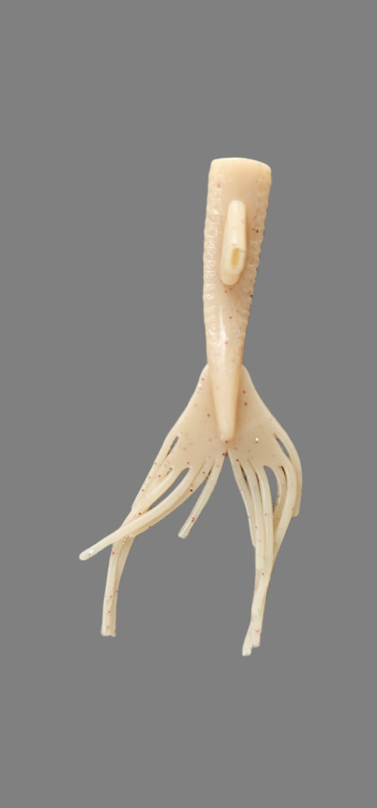 Kumbo Improved Soft Bait 2" Apricot Beige Mermaid  12 in a Pack