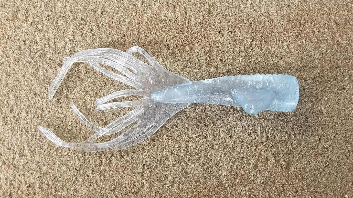 Kumbo Improved Soft Bait 2" Blue Mermaid 12 in a Pack