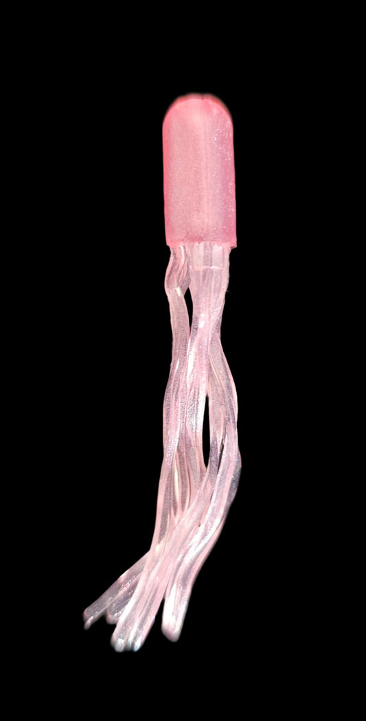 Kumbo Improved Soft Bait 2" Pink Tiny Tube 12 in a Pack
