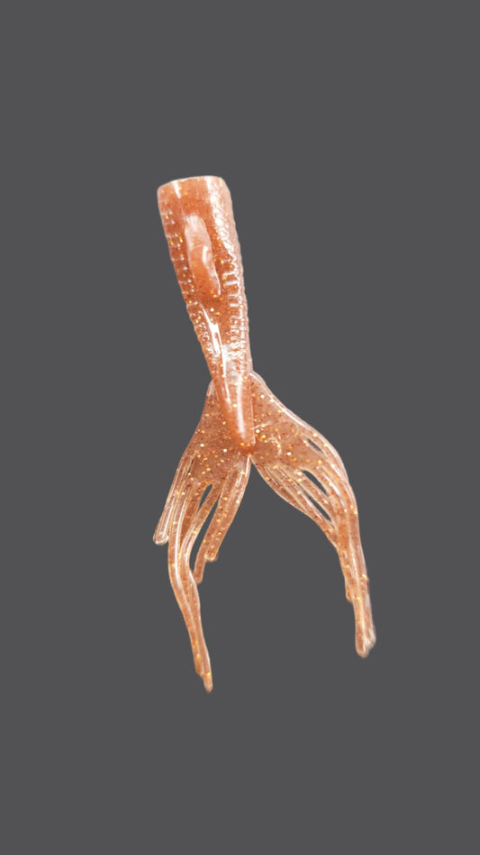 Kumbo Improved Soft Bait 2" Golden Brown  Mermaid 12 in a Pack