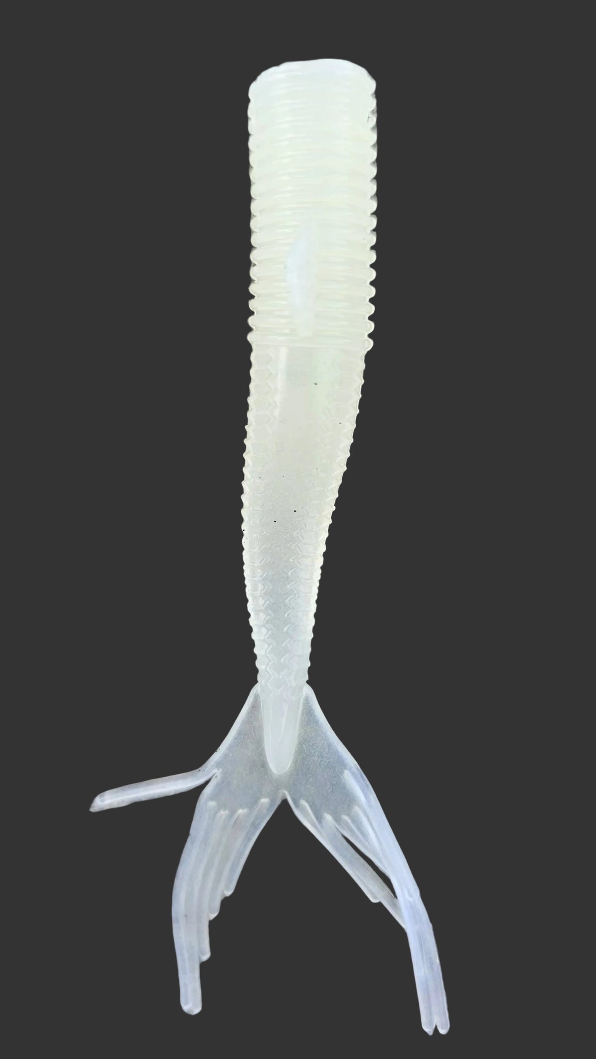 Kumbo 3" Big Mermaid Tail-Soft Plastic Baits (12-Pack)| Pearl Shad