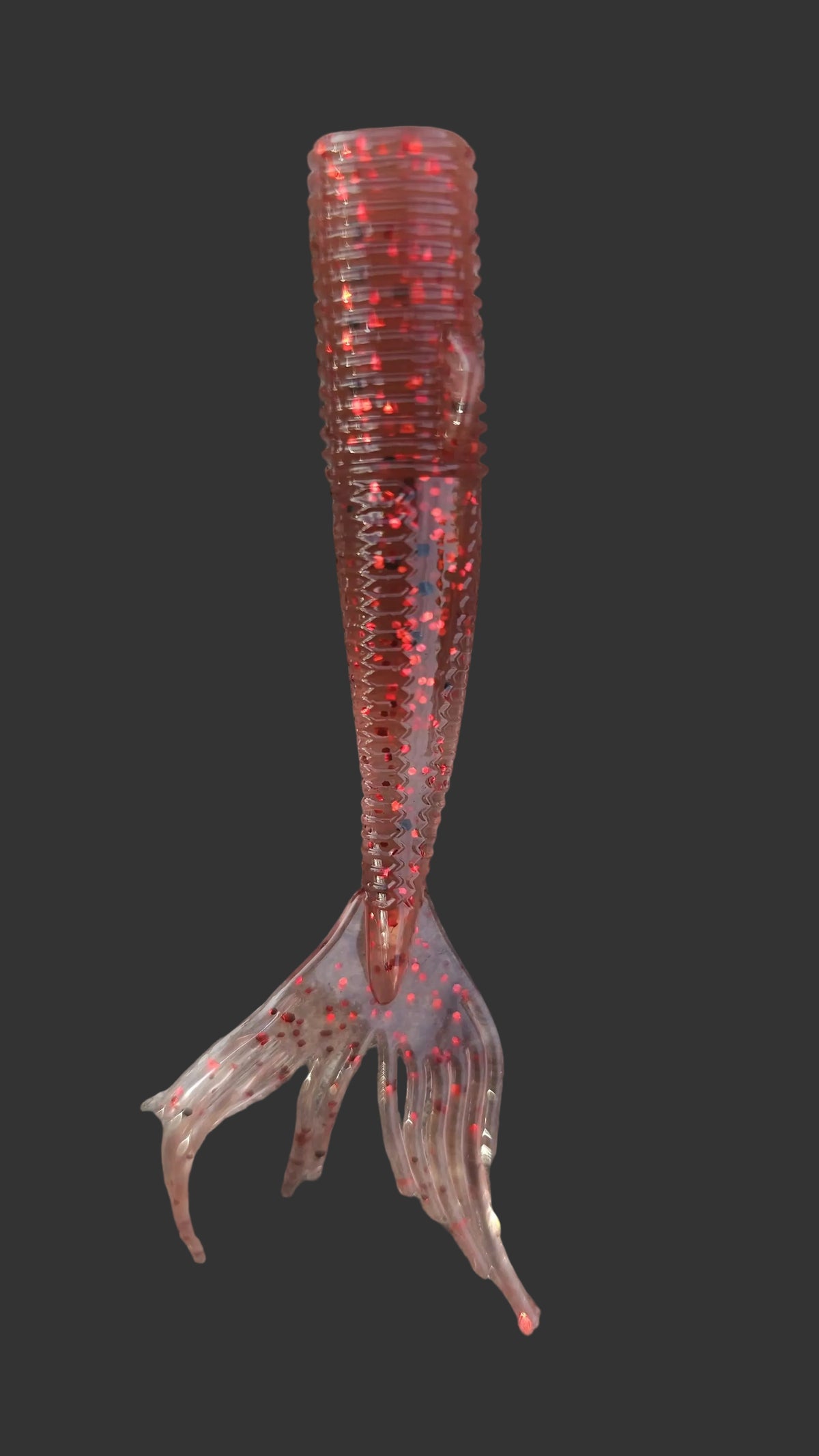 Kumbo 3" Big Mermaid Tail-Soft Plastic Baits (12-Pack)| Cherry Bomb